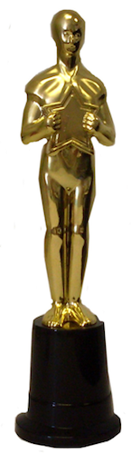 Gold Star Award Statue Trophy - Hollywood Style